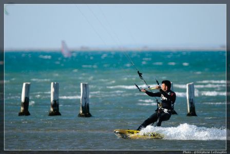 Slalom, Arles, France, janv. 2010